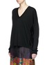Front View - Click To Enlarge - ACNE STUDIOS - 'Challa' Merino wool sweater