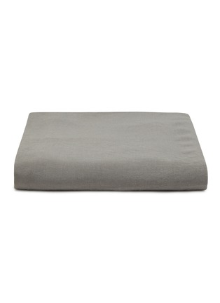 Main View - Click To Enlarge - SOCIETY LIMONTA - Rem King Size Linen Fitted Sheet — Fumo
