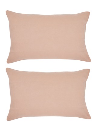 Main View - Click To Enlarge - SOCIETY LIMONTA - Rem Linen Pillowcase Set of 2 — Verbena