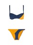 Main View - Click To Enlarge - FLAGPOLE SWIM - 'Electra' colourblock bikini set
