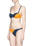 Figure View - Click To Enlarge - FLAGPOLE SWIM - 'Electra' colourblock bikini set