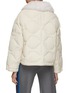 Back View - Click To Enlarge - YVES SALOMON ARMY - Shearling Lined Quilted Puffer Jacket