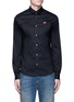 Main View - Click To Enlarge - MC Q - Swallow patch harness cotton shirt