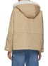 Back View - Click To Enlarge - YVES SALOMON ARMY - Reversible Lamb Fur Lined Hooded Jacket
