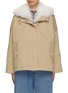 Main View - Click To Enlarge - YVES SALOMON ARMY - Reversible Lamb Fur Lined Hooded Jacket