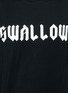 Detail View - Click To Enlarge - MC Q - 'Swallow' slogan print sleeveless T-shirt