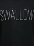 Detail View - Click To Enlarge - MC Q - 'SWALLOW' slogan print sweatshirt