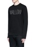 Front View - Click To Enlarge - MC Q - 'SWALLOW' slogan print sweatshirt