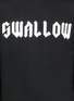 Detail View - Click To Enlarge - MC Q - 'SWALLOW' gothic print hoodie