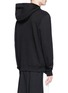 Back View - Click To Enlarge - MC Q - 'SWALLOW' gothic print hoodie