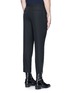 Back View - Click To Enlarge - MC Q - 'Doherty' contrast zip cuff wool pants
