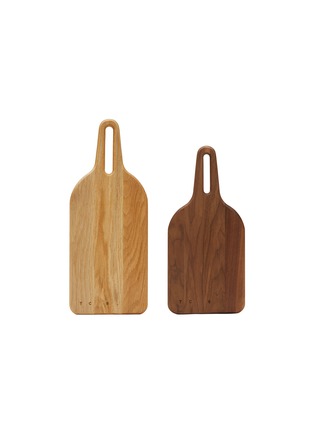Main View - Click To Enlarge - THE CONRAN SHOP - Solid Walnut and Oak Wood Chopping Board — Set of 2