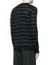 Back View - Click To Enlarge - MC Q - Distorted stripe wool sweater