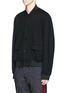 Front View - Click To Enlarge - MC Q - Jersey blouson jacket