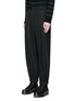 Front View - Click To Enlarge - MC Q - Relaxed fit pleat front wool pants