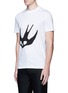 Front View - Click To Enlarge - MC Q - Swallow skull print cotton T-shirt