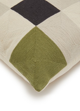 Detail View - Click To Enlarge - THE CONRAN SHOP - Marsh Embroidered Cotton Cushion