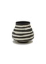 Main View - Click To Enlarge - THE CONRAN SHOP - Armes Loose Stripe Vase — Black