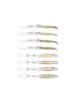 Main View - Click To Enlarge - LAGUIOLE EN AUBRAC - Solid Horn Handle Stainless Steel Steak Knives and Forks — Set of 8