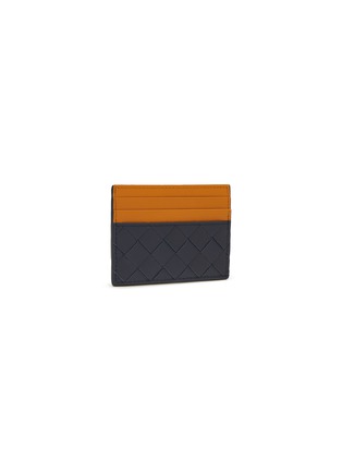 Figure View - Click To Enlarge - BOTTEGA VENETA - Intreccio Leather Cardholder