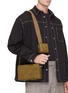 Figure View - Click To Enlarge - BOTTEGA VENETA - Intreccio Leather Camera Bag with Mini Pouch