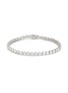 Main View - Click To Enlarge - HATTON LABS - Heart Tennis Sterling Silver Cubic Zirconia Bracelet