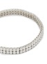 Detail View - Click To Enlarge - HATTON LABS - Double Tennis Sterling Silver Cubic Zirconia Bracelet