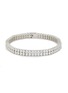 Main View - Click To Enlarge - HATTON LABS - Double Tennis Sterling Silver Cubic Zirconia Bracelet