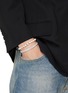 Figure View - Click To Enlarge - HATTON LABS - Double Tennis Sterling Silver Cubic Zirconia Bracelet
