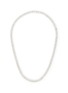 Main View - Click To Enlarge - HATTON LABS - Emerald Cut Tennis Sterling Silver Cubic Zirconia Chain Necklace