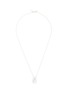 Main View - Click To Enlarge - HATTON LABS - Mini Solitaire Sterling Silver Cubic Zirconia Pendant Necklace
