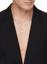 Figure View - Click To Enlarge - HATTON LABS - Mini Solitaire Sterling Silver Cubic Zirconia Pendant Necklace