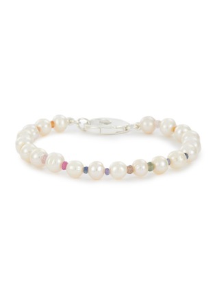 Main View - Click To Enlarge - HATTON LABS - Sterling Silver Rainbow Gradient Cubic Zirconia Bracelet