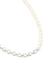 Detail View - Click To Enlarge - HATTON LABS - Pearl Tennis Sterling Silver Chain Necklace