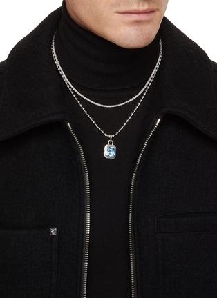 Figure View - Click To Enlarge - HATTON LABS - Rope Sterling Silver Chain Necklace