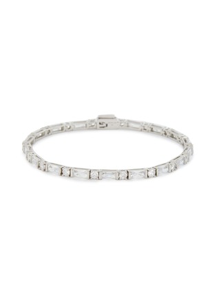 Main View - Click To Enlarge - HATTON LABS - Horizon Tennis Sterling Silver Cubic Zirconia Bracelet