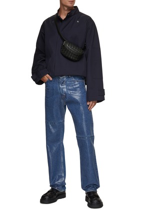 Figure View - Click To Enlarge - BOTTEGA VENETA - High Collar Double Layer Yoke Jacket