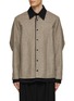 Main View - Click To Enlarge - BOTTEGA VENETA - Sleeve Yoke Cover Flannel Shirt