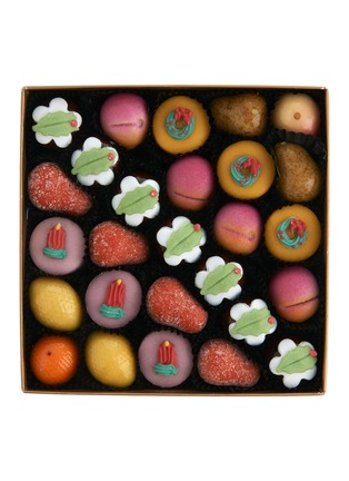 Main View - Click To Enlarge - FORTNUM & MASON - Christmas Marzipan Fruits Selection Box 275g