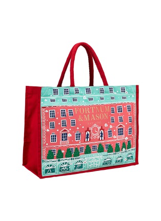 Main View - Click To Enlarge - FORTNUM & MASON - Standard Piccadilly House Christmas Bag for Life