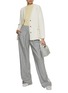 Figure View - Click To Enlarge - CRUSH COLLECTION - Bouclé V-neck Jacket