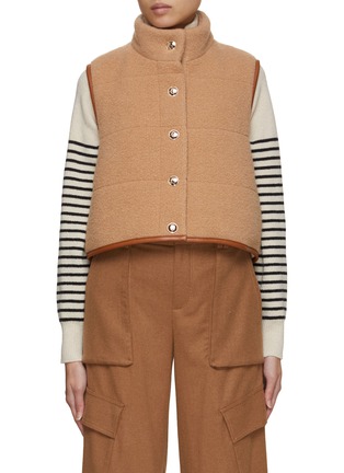 Main View - Click To Enlarge - CRUSH COLLECTION - Quilted Short Vest