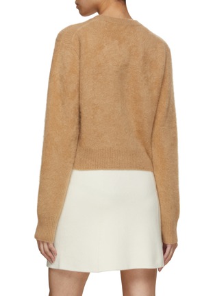 Back View - Click To Enlarge - CRUSH COLLECTION - Fluffy Knit Cardigan