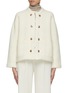 Main View - Click To Enlarge - CRUSH COLLECTION - Teddy Bouclé Mandarin Jacket