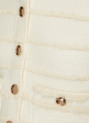  - CRUSH COLLECTION - Button Front Cropped Vest