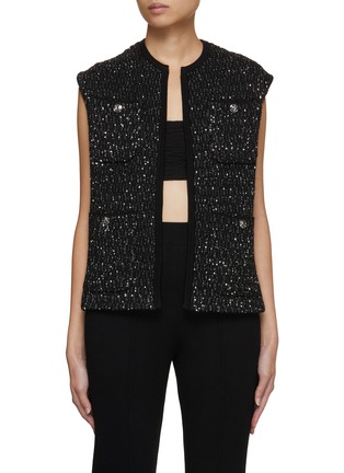 Main View - Click To Enlarge - CRUSH COLLECTION - Sequin Vest