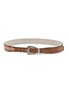 Main View - Click To Enlarge - BRUNELLO CUCINELLI - Two Tone Leather Belt