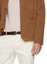 Figure View - Click To Enlarge - BRUNELLO CUCINELLI - Scratched Leather Belt