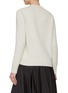 Back View - Click To Enlarge - PRADA - Logo Intarsia Wool Cashmere Knit Sweater