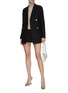 Figure View - Click To Enlarge - GIAMBATTISTA VALLI - Double Breasted Long Tweed Jacket